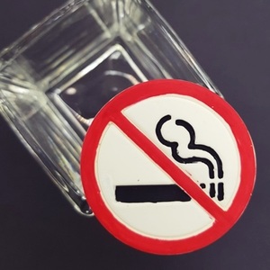 수제몰드 - 금연 ( 1구 ) ( 2D ) / 담배금지